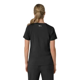 Blusa médica para mujer Force Cross-Flex con cuello en V y paneles elásticos