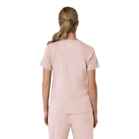 Blusa médica para mujer Force Cross-Flex con cuello en V y paneles elásticos