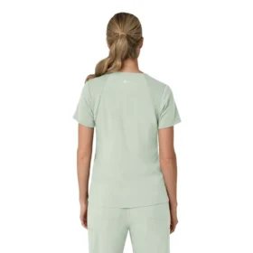 Blusa médica para mujer Force Cross-Flex con cuello en V y paneles elásticos