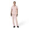 Blusa médica para mujer Force Cross-Flex con cuello en V y paneles elásticos