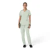 Blusa médica para mujer Force Cross-Flex con cuello en V y paneles elásticos