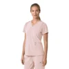 Blusa médica para mujer Force Cross-Flex con cuello en V y paneles elásticos
