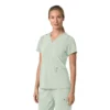 Blusa médica para mujer Force Cross-Flex con cuello en V y paneles elásticos