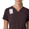 Blusa médica para mujer Force Cross-Flex con cuello en V y paneles elásticos