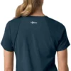 Blusa médica para mujer Force Cross-Flex con cuello en V y paneles elásticos