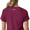 Blusa médica para mujer Force Cross-Flex con cuello en V y paneles elásticos