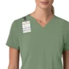 Blusa médica para mujer Force Cross-Flex con cuello en V y paneles elásticos