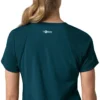 Blusa médica para mujer Force Cross-Flex con cuello en V y paneles elásticos