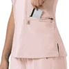 Blusa médica para mujer Force Cross-Flex con cuello en V y paneles elásticos