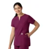 Blusa médica tipo túnica con cuello en V «Force Essentials» para mujer