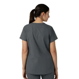 Blusa médica tipo túnica con cuello en V «Force Essentials» para mujer