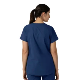 Blusa médica tipo túnica con cuello en V «Force Essentials» para mujer