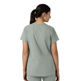 Blusa médica tipo túnica con cuello en V «Force Essentials» para mujer