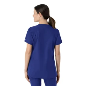 Blusa médica tipo túnica con cuello en V «Force Essentials» para mujer