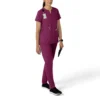 Blusa médica tipo túnica con cuello en V «Force Essentials» para mujer