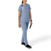 Blusa médica tipo túnica con cuello en V «Force Essentials» para mujer