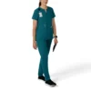 Blusa médica tipo túnica con cuello en V «Force Essentials» para mujer