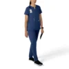 Blusa médica tipo túnica con cuello en V «Force Essentials» para mujer