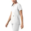 Blusa médica tipo túnica con cuello en V «Force Essentials» para mujer