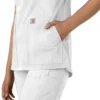 Blusa médica tipo túnica con cuello en V «Force Essentials» para mujer