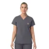 Blusa quirúrgica de cuello en V Rugged Flex Fld para mujer