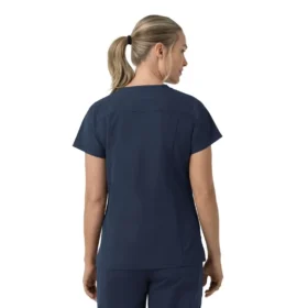 Blusa quirúrgica de cuello en V Rugged Flex Fld para mujer
