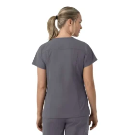 Blusa quirúrgica de cuello en V Rugged Flex Fld para mujer
