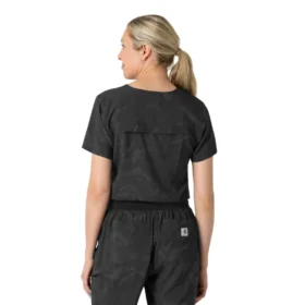 Blusa quirúrgica estampada para mujer, para meter por dentro
