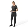 Blusa quirúrgica estampada para mujer, para meter por dentro