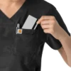 Blusa quirúrgica estampada para mujer, para meter por dentro