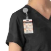 Blusa quirúrgica estampada para mujer, para meter por dentro