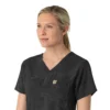 Blusa quirúrgica estampada para mujer, para meter por dentro