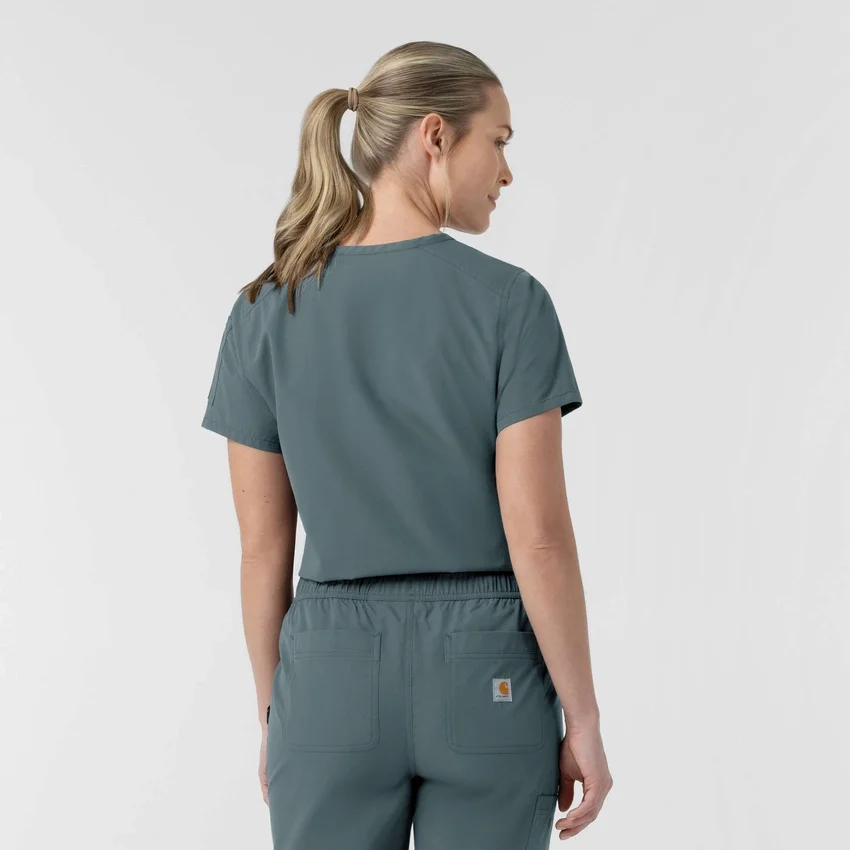 Blusa quirúrgica para mujer Rugged Flex Fld para meter por dentro
