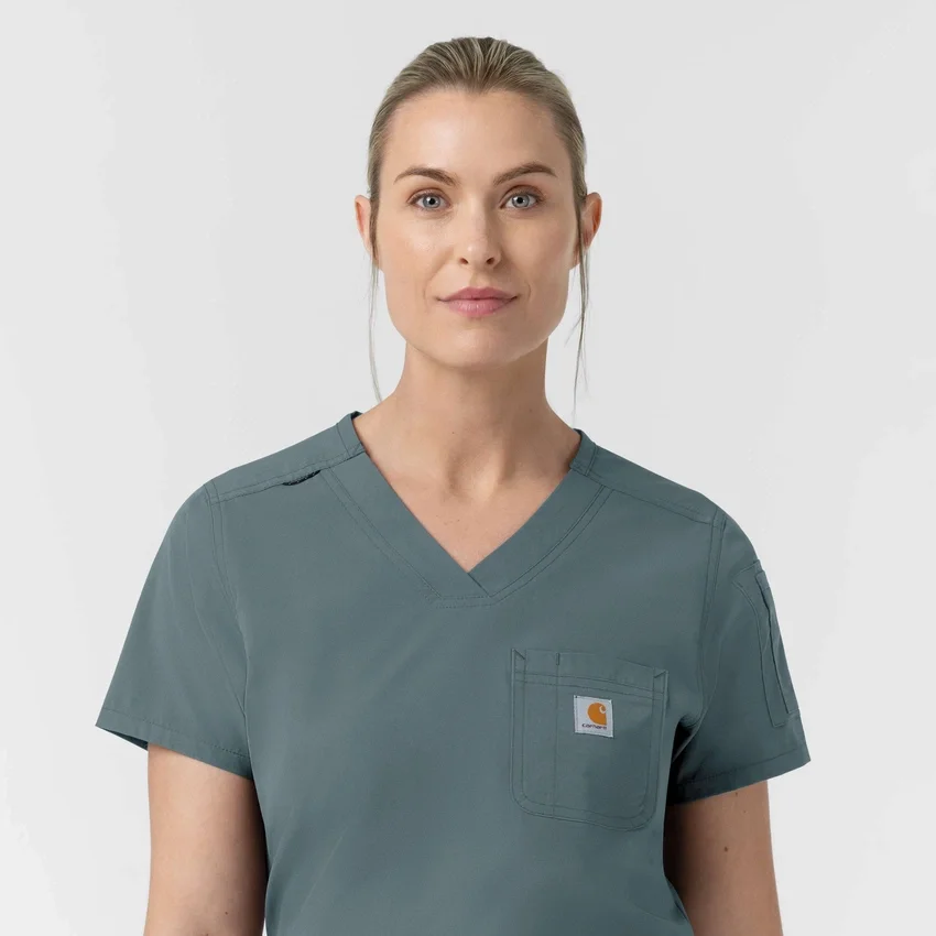 Blusa quirúrgica para mujer Rugged Flex Fld para meter por dentro