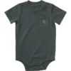 Body con manguitos cortos y bolsillo para niño (bebé)
