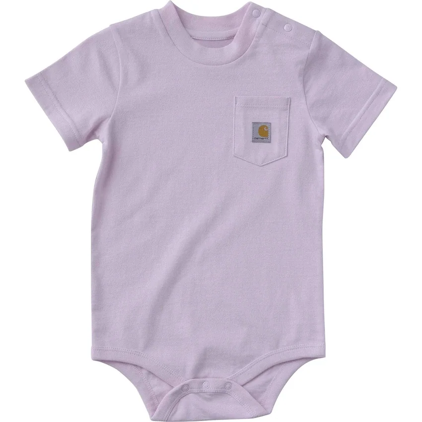 Body con manguitos cortos y bolsillo para niños (bebé)