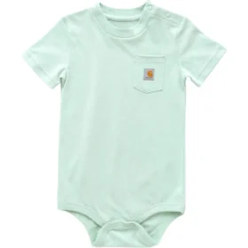Body con manguitos cortos y bolsillo para niños (bebé)