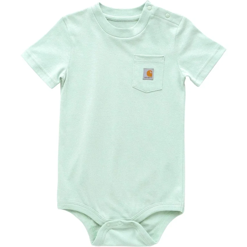 Body con manguitos cortos y bolsillo para niños (bebé)