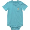 Body con manguitos cortos y bolsillo para niños (bebé)