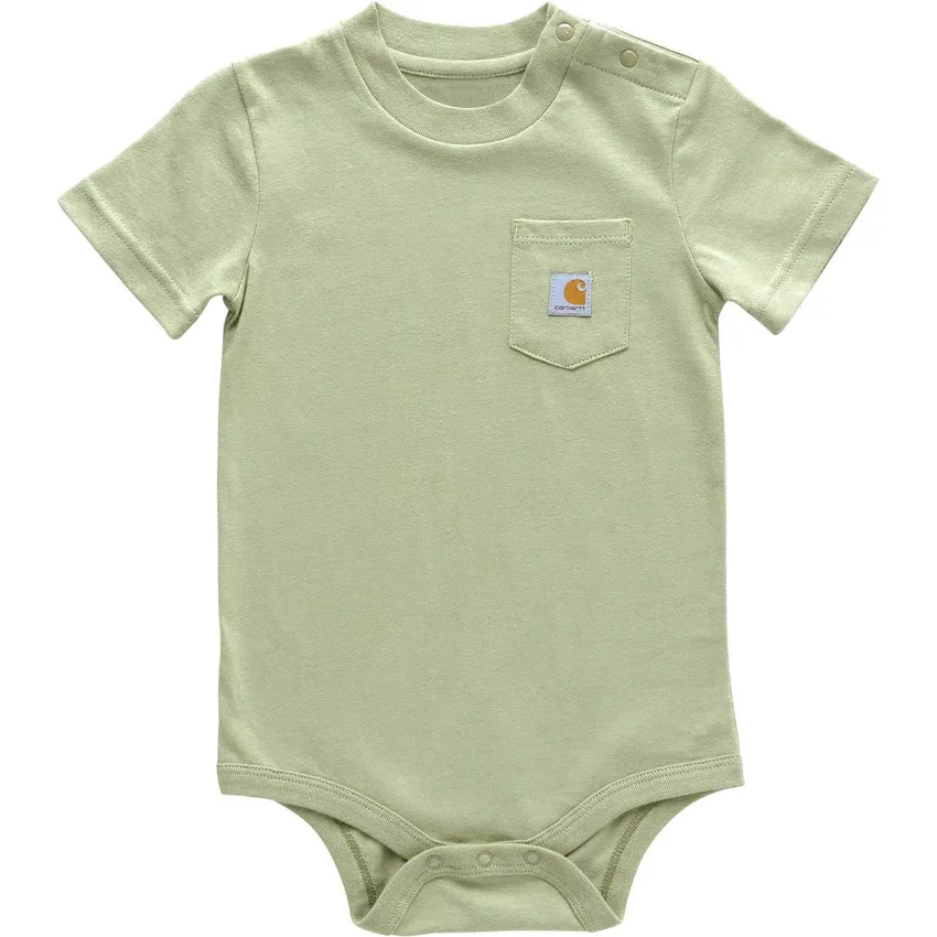 Body con manguitos cortos y bolsillo para niños (bebé)