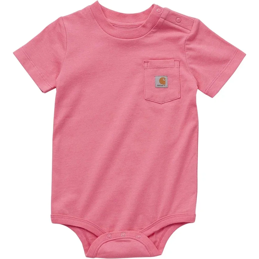 Body con manguitos cortos y bolsillo para niños (bebé)