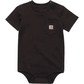 Body con manguitos cortos y bolsillo para niños (bebé)