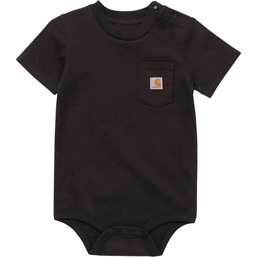 Body con manguitos cortos y bolsillo para niños (bebé)