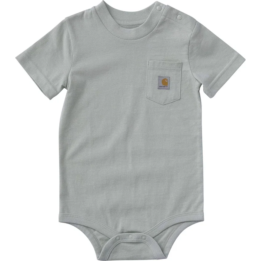Body con manguitos cortos y bolsillo para niños (bebé)
