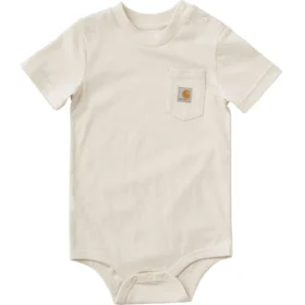 Body con manguitos cortos y bolsillo para niños (bebé)
