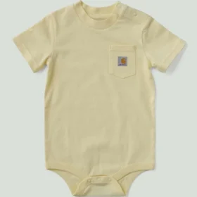 Body con manguitos cortos y bolsillo para niños (bebé)