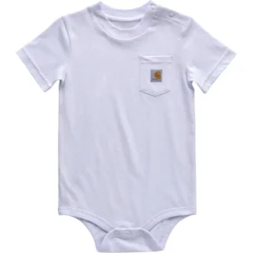 Body con manguitos cortos y bolsillo para niños (bebé)