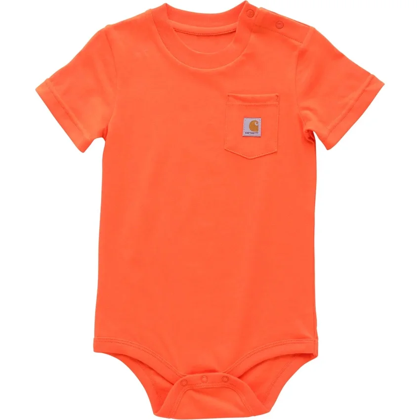 Body con manguitos cortos y bolsillo para niños (bebé)