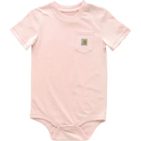 Body con manguitos cortos y bolsillo para niños (bebé)