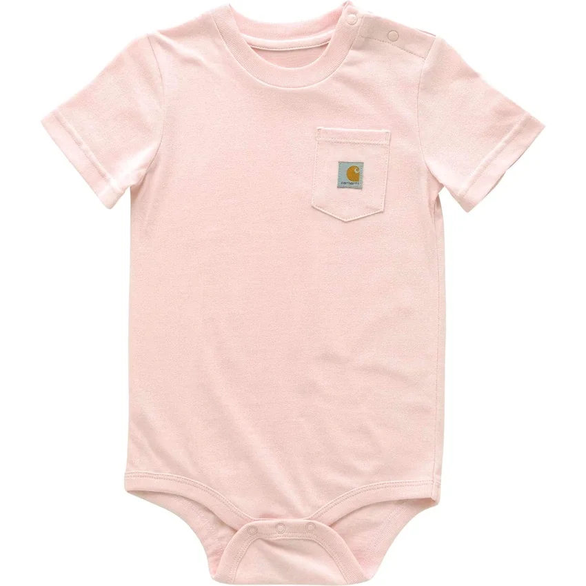 Body con manguitos cortos y bolsillo para niños (bebé)
